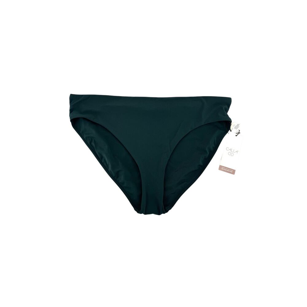 CALIA Women's Core Mid Rise Swim Bottoms Sea Green Size XXL